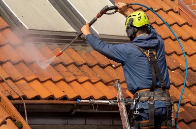 Démoussage et hydrofuge de toiture à Ménesplet